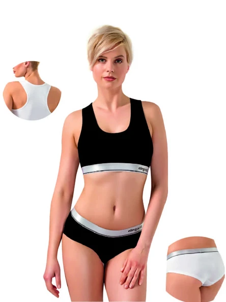 Elegant YG23002 Kadın Büstiyer-Hipster Takım - Resim 2