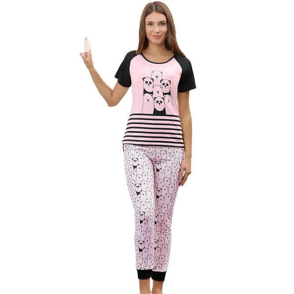 Alperi 78407 Kadın Yazlık Pijama - Resim 2