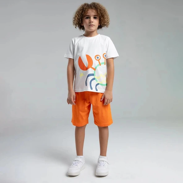 RolyPoly 3576C Erkek Çocuk Bermuda Yazlık Pijama Takım ürün görseli 1