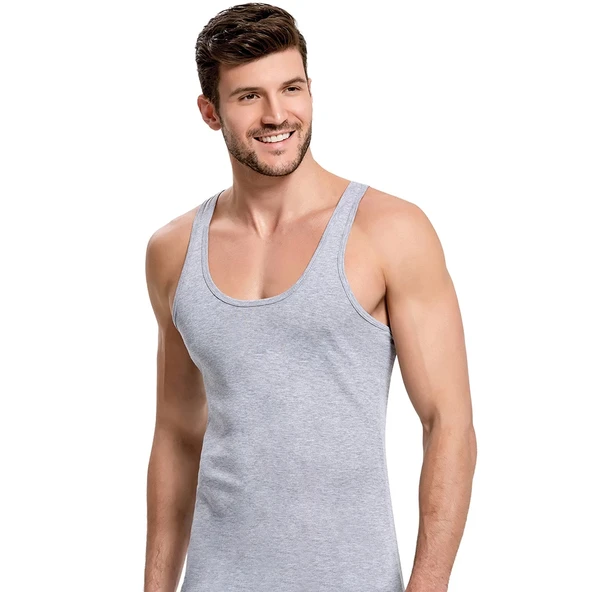 İlke 113 Erkek Rambo Atlet Gri   M ürün görseli 1