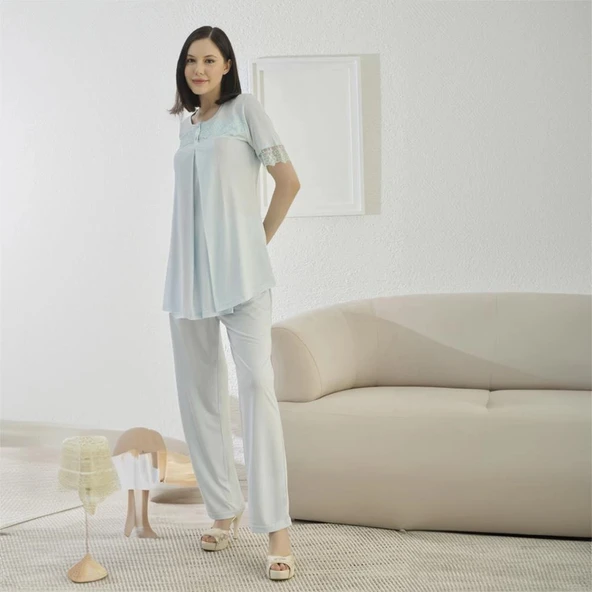 Rozalinda 2728 Kadın Yazlık Pijama Takım - Resim 2