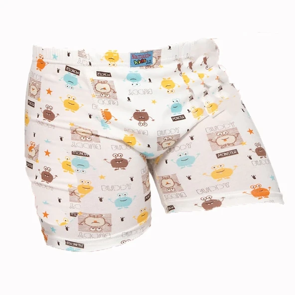 Namaldı 302 Erkek Çocuk Likralı Boxer Külot - Resim 5
