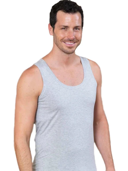 Şahinler ME005 Renkli Askılı Büyük Beden Atlet No:60 (XXL) - Resim 6