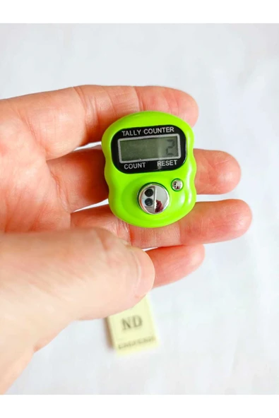 Yeşil Zikirmatik Sayaç Yüzük Tesbih Çekme Salavat Ve Zikir Sayacı ürün görseli