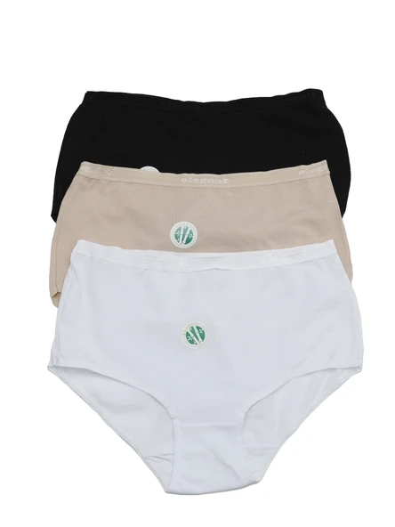 Elegant 2851 Kadın 4'lü Bambu Yüksek Bel Külot ürün görseli 1