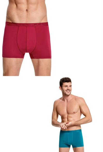 İlke 1600 İkili Paket Likralı Boxer - Resim 3