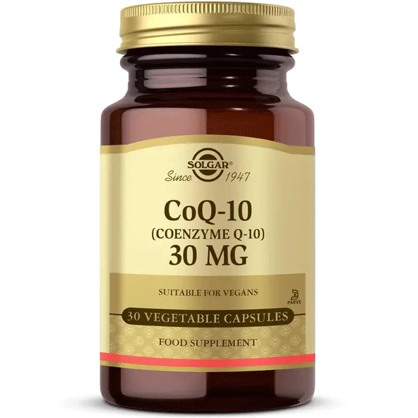 Solgar Coenzyme Q-10 30 mg 30 Kapsül ürün görseli