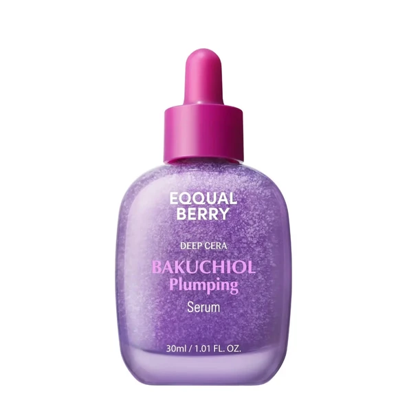 EQQUAL BERRU Bakuchiol Plumping Serum  (Kırışıklık Geniş Gözenek Önleyici 13 Çeşit Peptitli Bakuchiol Serumu 30ml) ürün görseli