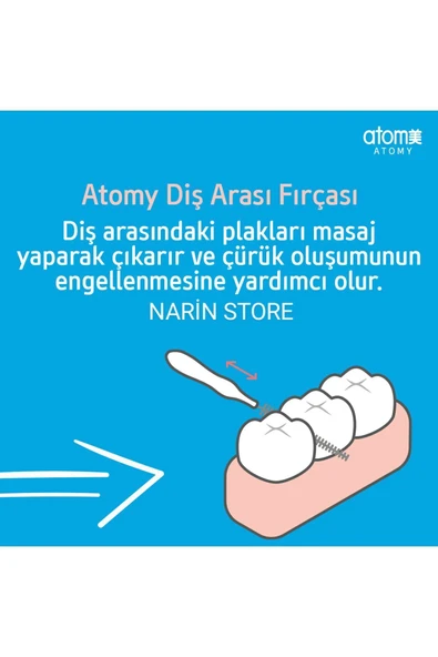 ATOMY Ağız Bakım Seti 4lü Macun Ve Fırça Set - Resim 3