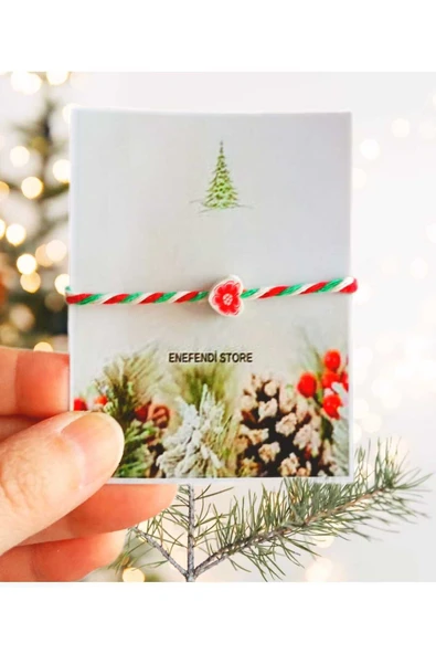 BİLEKLİK MARTENİÇKA KARTLI ÇİÇEKLİ KALPLİ FİMO BONCUK HEDİYELİK ŞANS BEREKET ARKADAŞ BİLEKLİĞİ ürün görseli 1