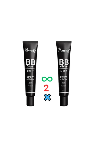 HOMM BİTKİSEL Homm Life Bb Krem Light 50 spf 2li ürün görseli 1