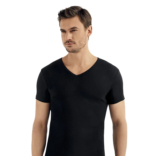 Şahinler ME028 Renkli Sporcu Kısa Kol Atlet No:56 (XL) - Resim 2