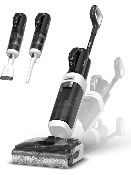 Tineco Floor One Switch S6 Stretch Kablosuz Akıllı Islak Kuru Elektrikli Süpürge, Zemin Temizleyici Paspas, 21KPA Güçlü Emiş, Çoklu Yüzey Için 5i1 Arada Süpürge ürün görseli 1