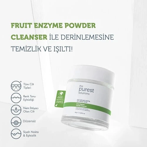 The Purest Solutions Azelaik Asit Ve Malik Asit Enzim Toz Temizleyici 55 Gr - Resim 4