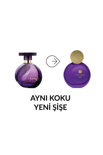 AVON Far Away Rebel Kadın Parfüm ve Vücut Losyonu Paketi - Resim 3