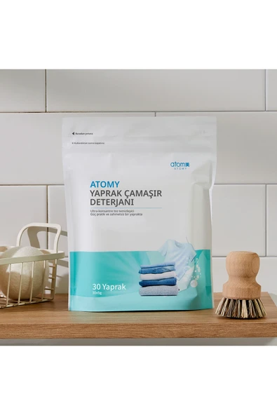 ATOMY Yaprak Çamaşır Deterjanı 30'lu - Yeni Nesil Pratik ve Güçlü Temizlik ürün görseli 1