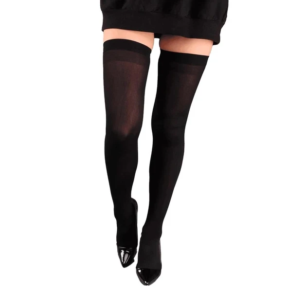 Penti Öğretmen Orta Kalın Jartiyersiz Çorap - Resim 2