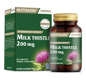 Nutraxin Milk Thistle 200 Mg 60 Tablet ürün görseli