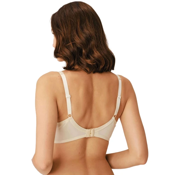 Anıl 3592 Kadın Balenli Desteksiz Dolgusuz Toparlayıcı Günlük Klasik Küçültücü Sütyen - Resim 6