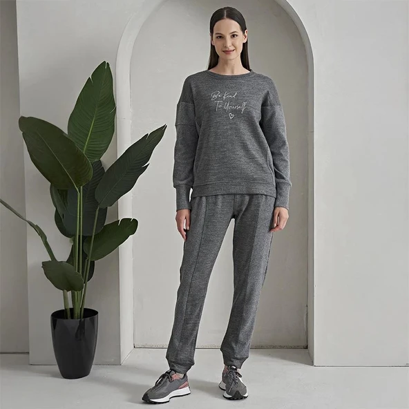 Poleren 8126 Kadın Kışlık Pijama Takım ürün görseli 1