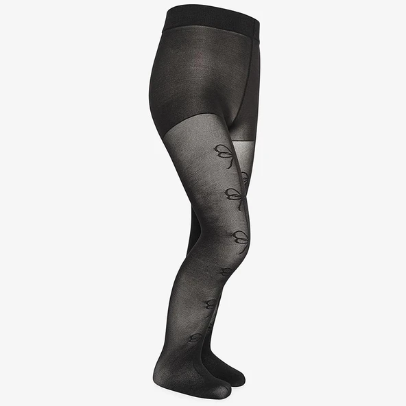 Penti Kadın Infinity Ribbon Desenli Külotlu Çorap - Resim 2