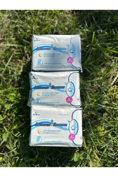 TİENS Airiz Hijyenik Kadın Pedi 3 Paket 8'li Gece ürün görseli 1