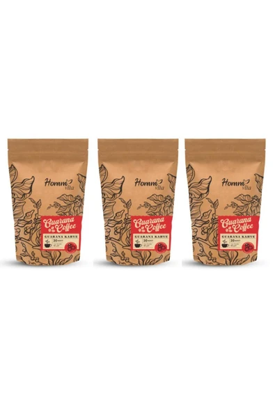 HOMM VİTA Guarana Kahve 30 Adet (2 GR/ADET) 3lü Paket .. ürün görseli 1