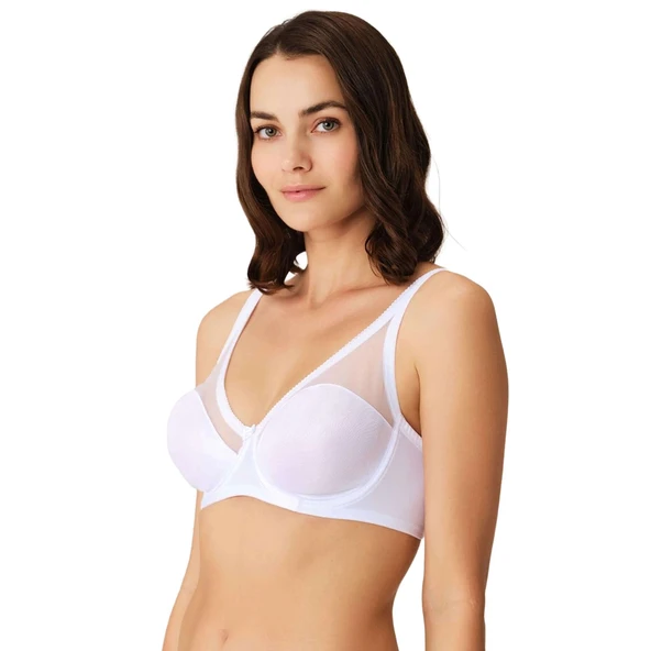 Anıl 3592 Kadın Balenli Desteksiz Dolgusuz Toparlayıcı Günlük Klasik Küçültücü Sütyen ürün görseli 1