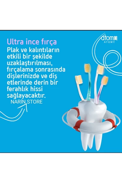 ATOMY Ağız Bakım Seti 4lü Macun Ve Fırça Set - Resim 2