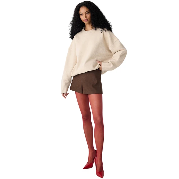 Penti Likra Fashion Fit 15 Parlak Külotlu Çorap - Resim 6