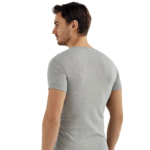 Şahinler ME028 Renkli Sporcu Kısa Kol Atlet No:56 (XL) - Resim 4