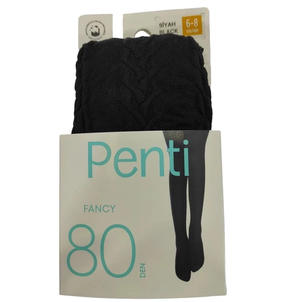 Penti Kız Çocuk Fancy Külotlu Çorap 80 Denye - Resim 3