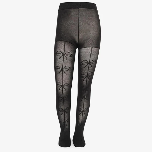 Penti Kadın Infinity Ribbon Desenli Külotlu Çorap ürün görseli 1