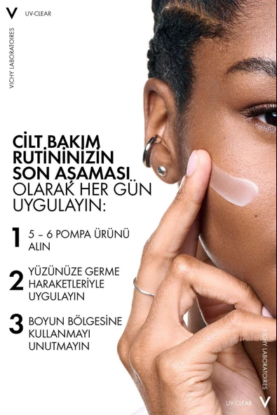 Vichy Capital Soleil Uv Clear Spf50 Yüz Güneş Kremi 40 ml - Karma Ve Yağlı Ciltler - Resim 7