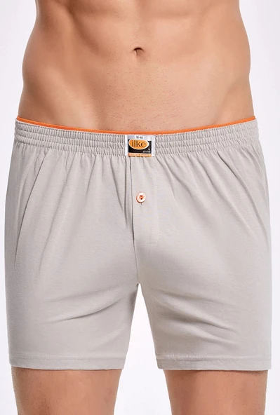 İlke 011 Düz Renkli Penye Boxer - Resim 5