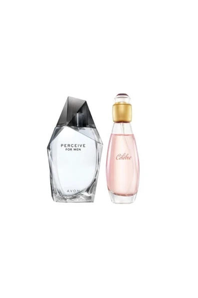 AVON Perceive Erkek Edt 100 ml & Celebre Kadın Edt 50 ml Parfüm Seti