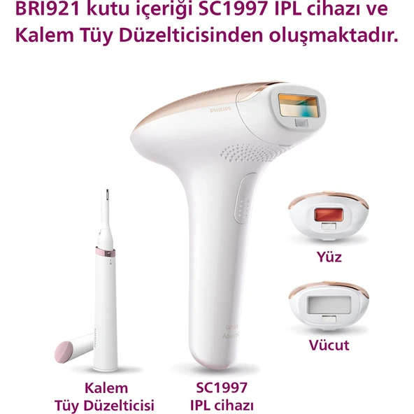 Philips Lumea Advanced BRI921/00 IPL Lazer Epilasyon Aleti - Resim 2