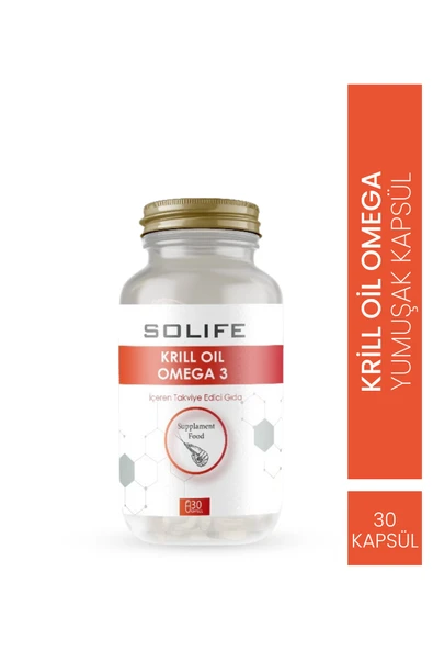 SOLIFE Krill Oil Omega-3 30 Kapsül ürün görseli 1