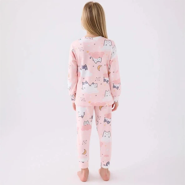 RolyPoly RP3460C Kız Çocuk Kışlık Pijama Takım - Resim 5