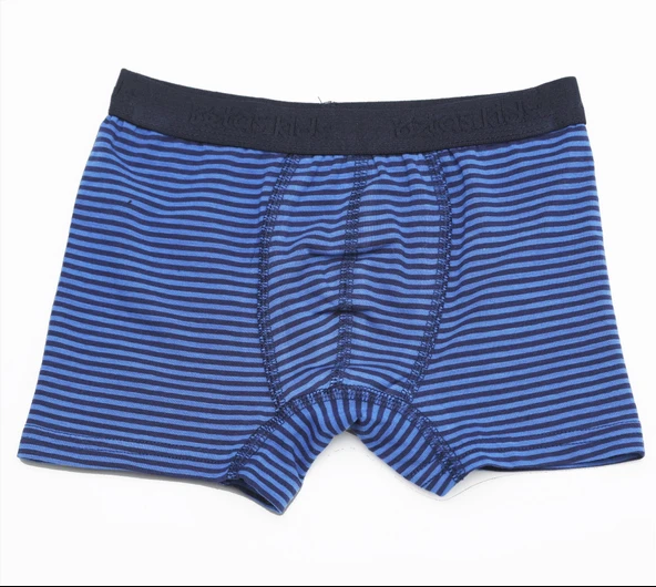 Öztaş 3704 Çocuk Çizgili Likralı Boxer Külot ürün görseli 1