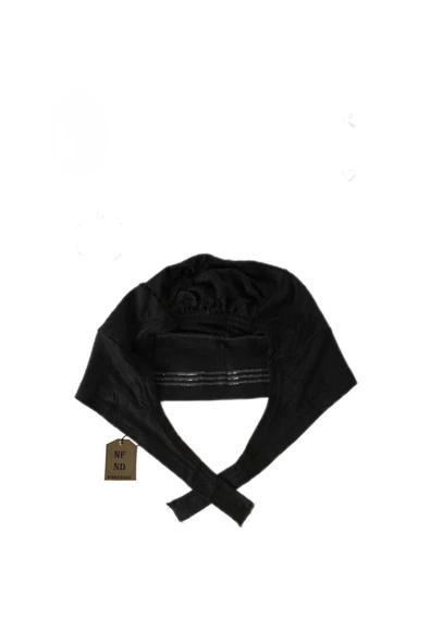 SİLİKONLU DÜZ BONE KAYMAYAN TESETTÜR HİJAB İÇ BONE DİKİŞSİZ SİYAH - Resim 2