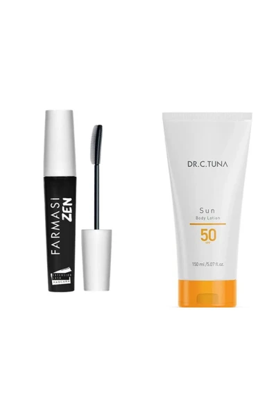 FARMASİ Yeni Seri Dr.c.tuna Sun Serisi Vücut Losyonu 50 Spf 150 ml Zen Maskara ürün görseli 1