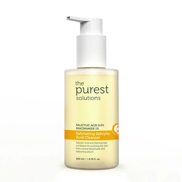 The Purest Solutions Sivilce Ve Siyah Nokta Karşıtı Yağlı Ve Karma Ciltler İçin Salisilik Asit Arındırıcı Temizleme Jeli 200 Ml ürün görseli