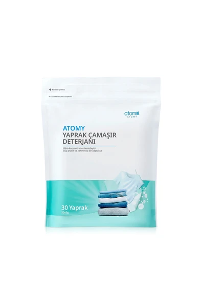 ATOMY Yaprak Çamaşır Deterjanı 30'lu - Yeni Nesil Pratik ve Güçlü Temizlik - Resim 3