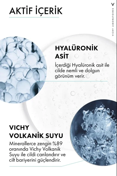 Vichy Mineral 89 Hyalüronik Asit Içeren Nemlendirici Ve Güçlendirici Serum 50 ml - Resim 3
