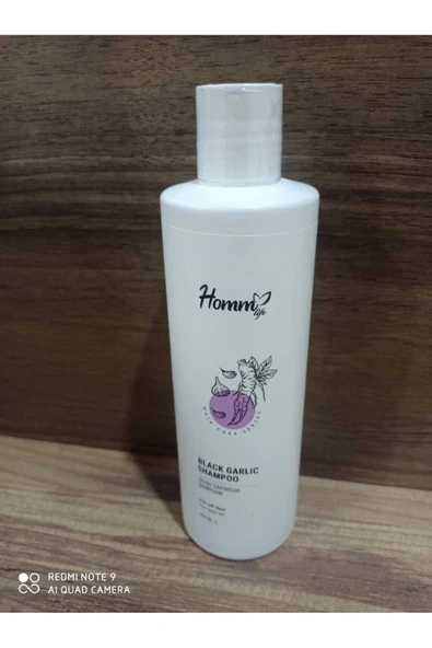 HOM BİTKİSEL HOM LIFE SİYAH SARIMSAK ŞAMPUAN 400ML - Resim 2