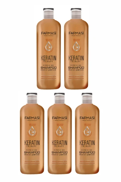 FARMASİ FARMASİ KERATİN THREAPY ONARICI ŞAMPUAN 5 adet ürün görseli 1