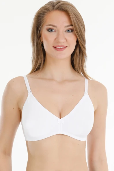 PENYE EMZİRME SÜTYENİ KAPSIZ HG0063 BEYAZ ürün görseli 1