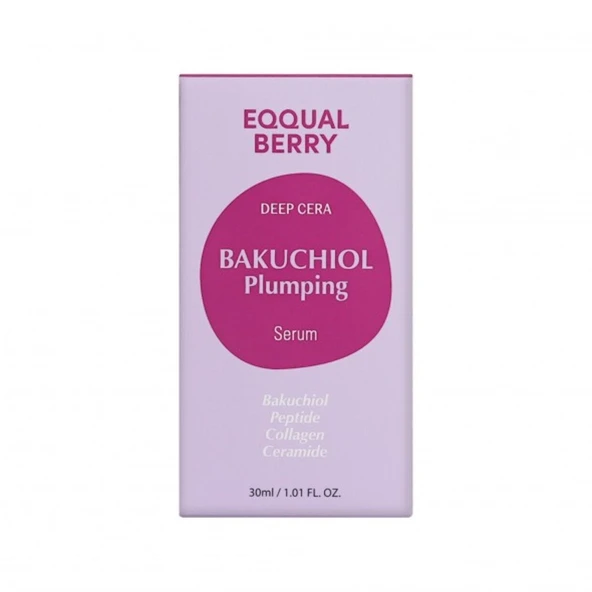 EQQUAL BERRU Bakuchiol Plumping Serum  (Kırışıklık Geniş Gözenek Önleyici 13 Çeşit Peptitli Bakuchiol Serumu 30ml) - Resim 5