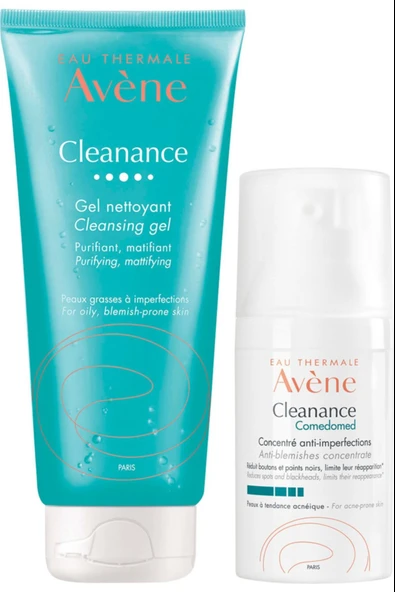 Avene Cleanance Gel 200 ml Tüp Cleanance Comedomed 30 ml Set - Resim 3